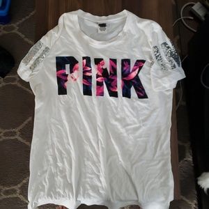 Victoria's secret Pink sequins top S